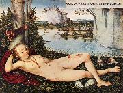 CRANACH, Lucas the Elder Nymph of the Spring china oil painting artist